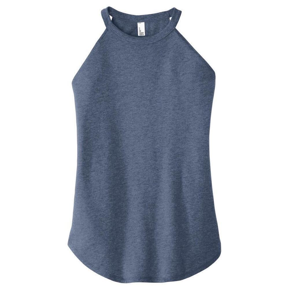 NEW NWT Boutique Medium Navy Blue Racerback Sleeveless Rib Knit Tank Top